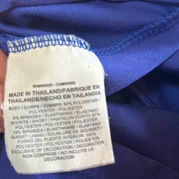 Nike Team Royal Blue Athletic Skort with Built-In Shorts - Size XL - Picture 7 of 8